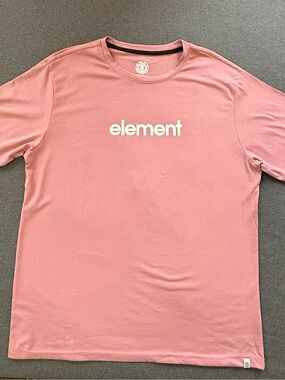 Element Men's Dusty Pink Logo Short Sleeve Tee
